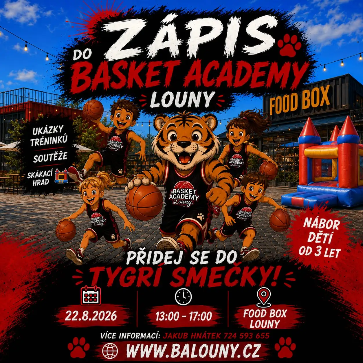 Zápis do Basket Academy Louny