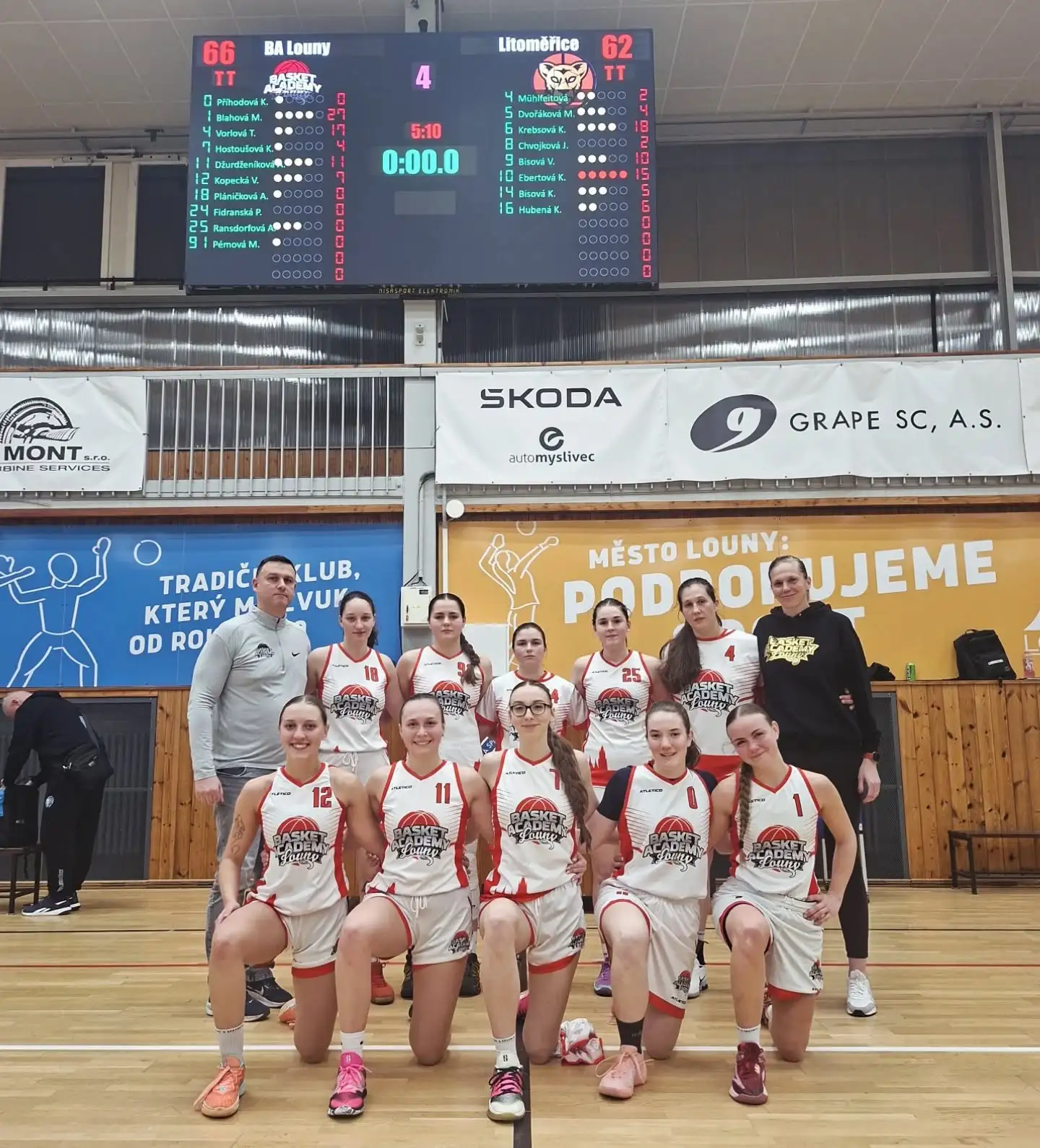 Poslední domácí ligové vystoupení žen v sezoně 25/26